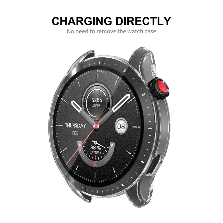 Coque transparente en TPU avec film protecteur pour Amazfit GTR 4 ENKAY Hat-Prince