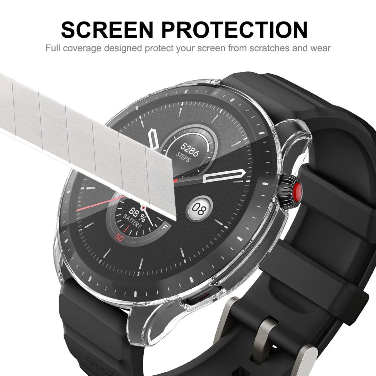 Coque transparente en TPU avec film protecteur pour Amazfit GTR 4 ENKAY Hat-Prince