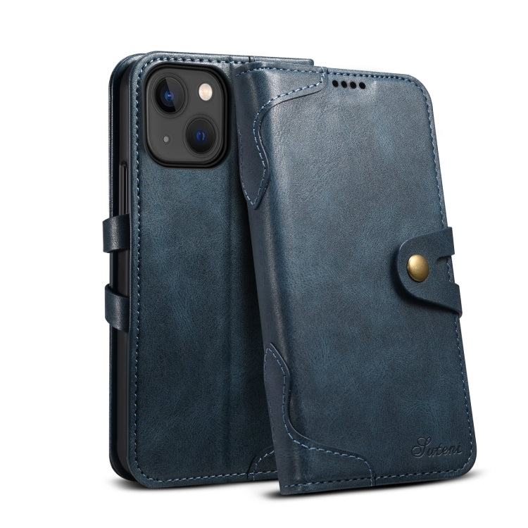 Suteni Calf Texture Buckle Wallet Leather Phone Case, For iPhone 14, For iPhone 14 Plus, For iPhone 14 Pro Max, For iPhone 14 Pro