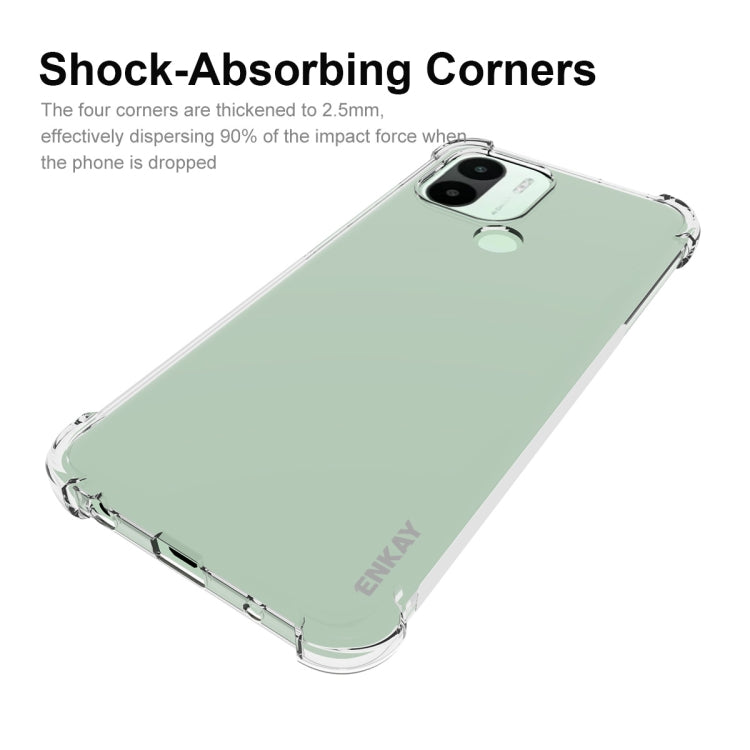 For Xiaomi Redmi A1+ ENKAY Transparent TPU Shockproof Phone Case, For Xiaomi Redmi A1+