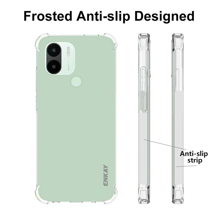 For Xiaomi Redmi A1+ ENKAY Transparent TPU Shockproof Phone Case, For Xiaomi Redmi A1+