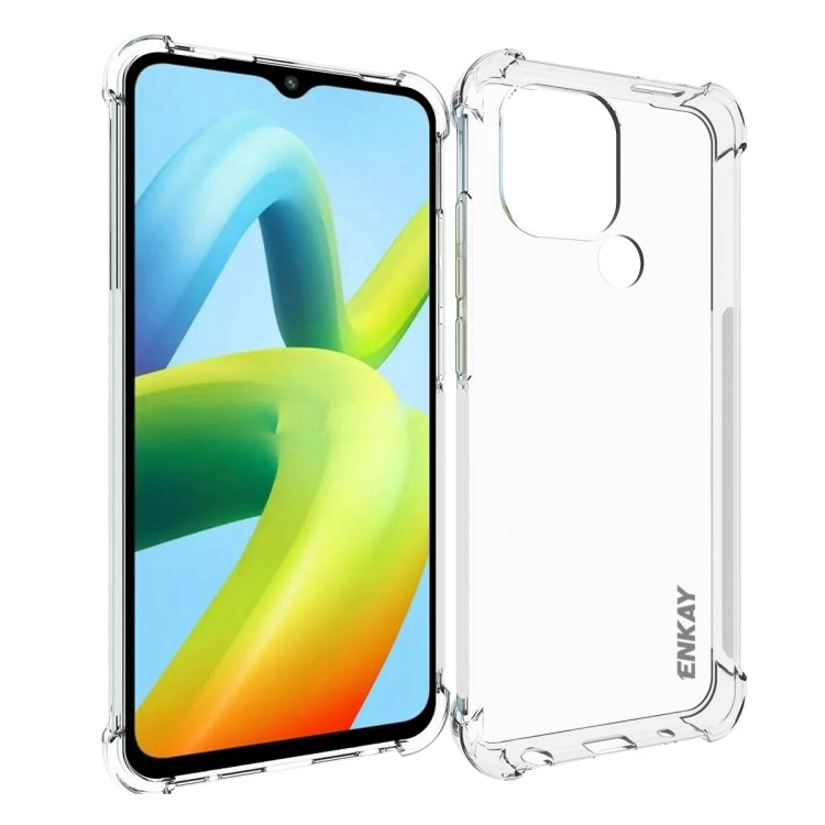 For Xiaomi Redmi A1+ ENKAY Transparent TPU Shockproof Phone Case, For Xiaomi Redmi A1+
