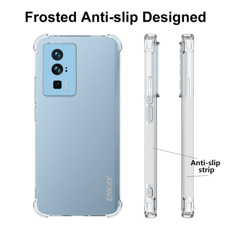 For Xiaomi Redmi K60 / K60 Pro ENKAY Transparent TPU Shockproof Phone Case, For Xiaomi Redmi K60 / K60 Pro