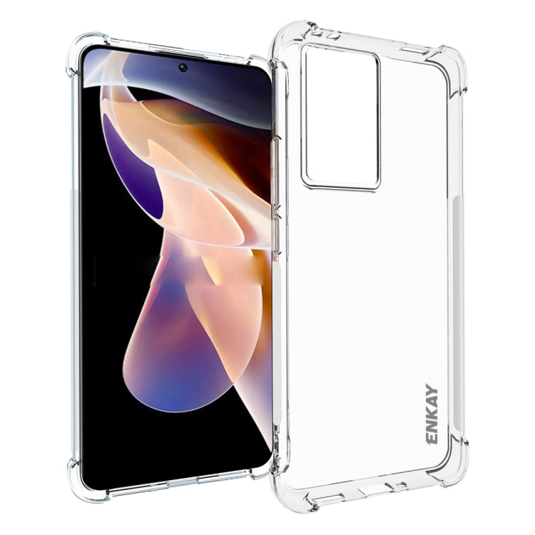 For Xiaomi Redmi K60 / K60 Pro ENKAY Transparent TPU Shockproof Phone Case, For Xiaomi Redmi K60 / K60 Pro