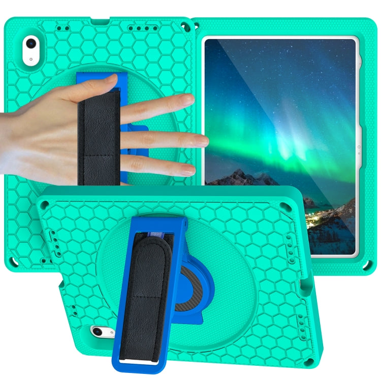 Étui rigide en EVA avec support rotatif à 360° et sangle pour tablette iPad 10e génération 10.9 (2022)