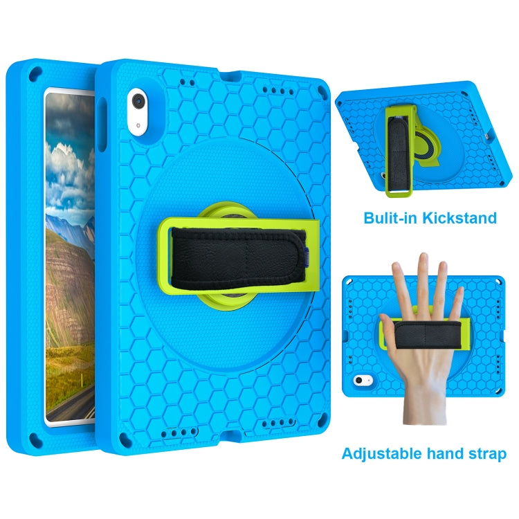 Étui rigide en EVA avec support rotatif à 360° et sangle pour tablette iPad 10e génération 10.9 (2022)