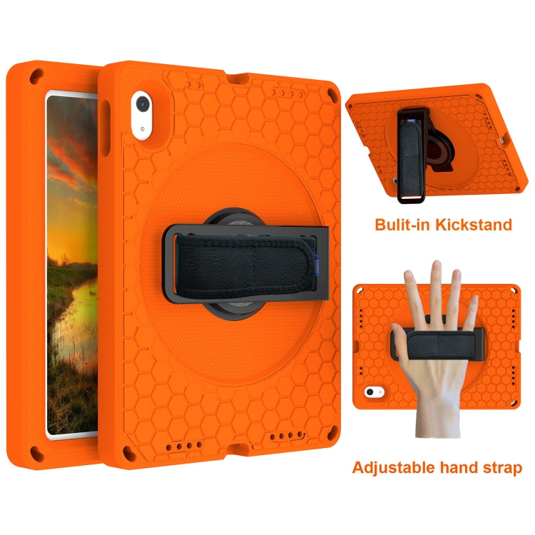 Étui rigide en EVA avec support rotatif à 360° et sangle pour tablette iPad 10e génération 10.9 (2022)