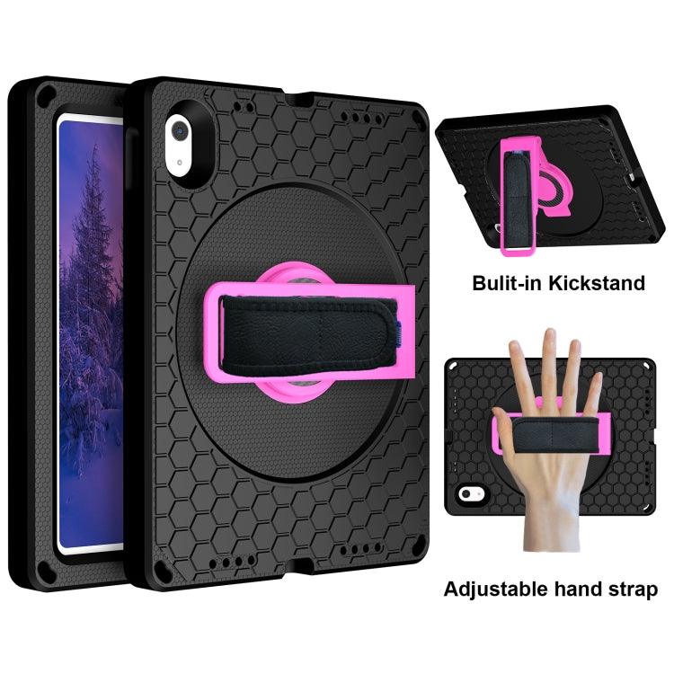 Étui rigide en EVA avec support rotatif à 360° et sangle pour tablette iPad 10e génération 10.9 (2022)