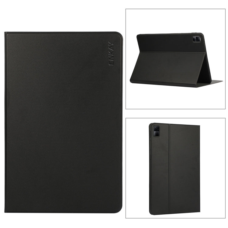 For Xiaomi Redmi Pad 10.61 ENKAY Hat-Prince Auto Sleep and Wake Up PU Leather Stand Case Shockproof Cover, For Xiaomi Redmi Pad 10.61