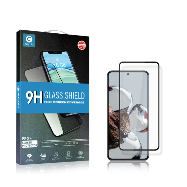 For Xiaomi 12T mocolo 2.5D Full Glue Tempered Glass Full  Film