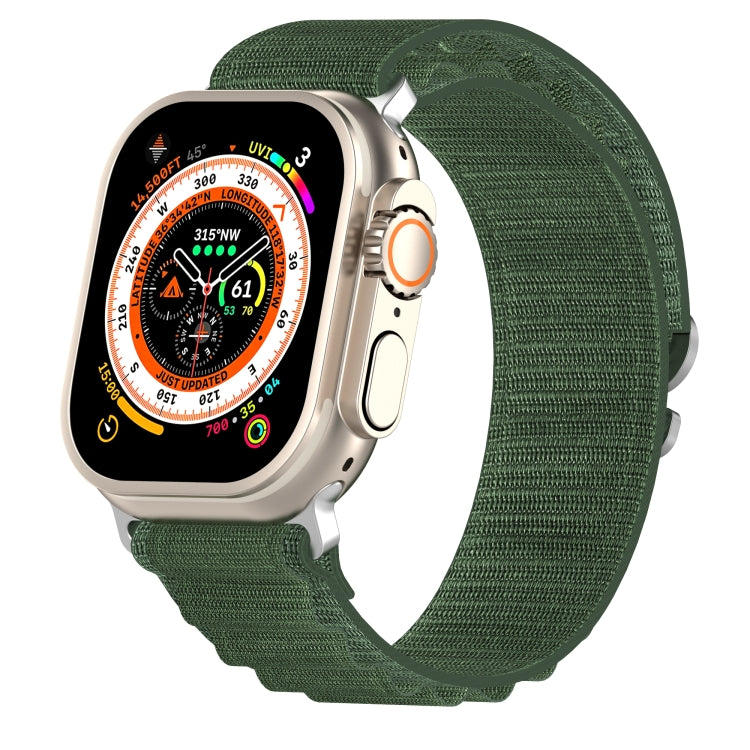Double Color Nylon Watch Band, For Apple Watch Ultra 49mm, For Apple Watch Series 8&7 45mm/SE 2&6&SE&5&4 44mm