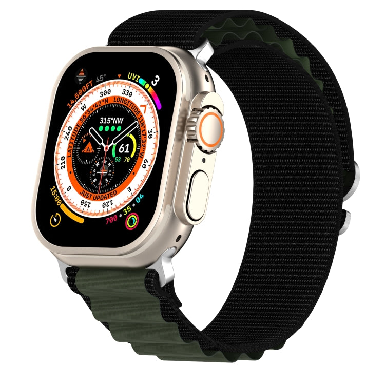 Double Color Nylon Watch Band, For Apple Watch Series 8&7 41mm/SE 2&6&SE&5&4 40mm