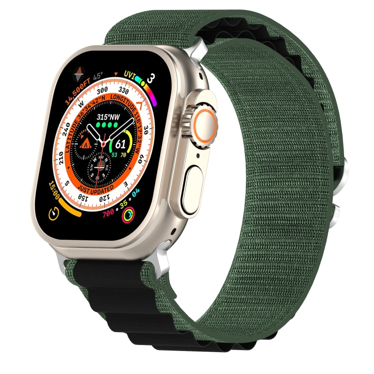Double Color Nylon Watch Band, For Apple Watch Series 8&7 41mm/SE 2&6&SE&5&4 40mm