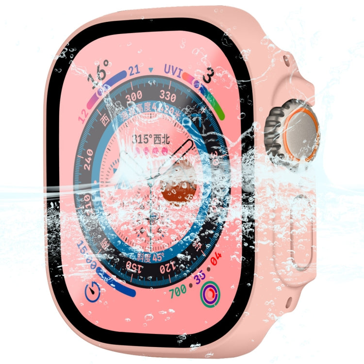 For Apple Watch Ultra / Ultra 2 49mm ENKAY Hat-Prince Waterproof Full Coverage PC Frame + 9H Tempered Glass Case