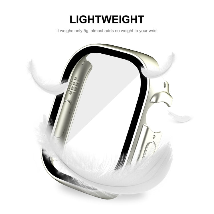 For Apple Watch Ultra / Ultra 2 49mm ENKAY Hat-Prince Waterproof Full Coverage PC Frame + 9H Tempered Glass Case