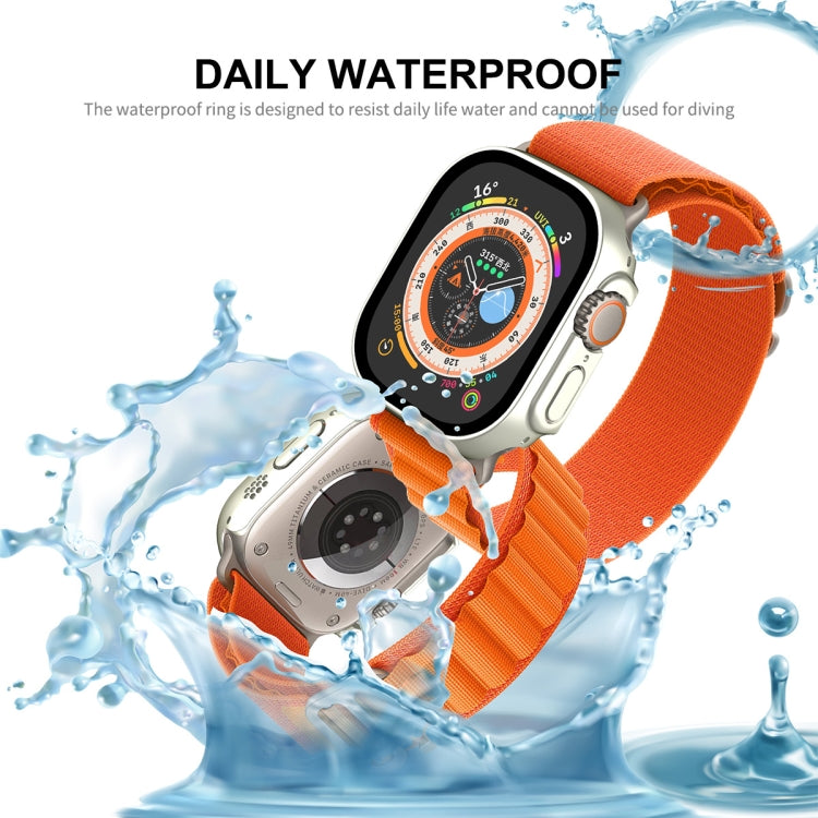 For Apple Watch Ultra / Ultra 2 49mm ENKAY Hat-Prince Waterproof Full Coverage PC Frame + 9H Tempered Glass Case