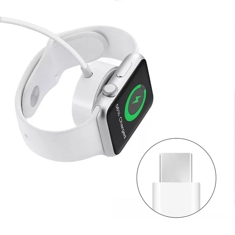 Câble de charge rapide magnétique USB-C / Type-C de 1 m pour Apple Watch Series Ultra/8/7/6/SE/SE2/5/4/3/2, DS-XB012