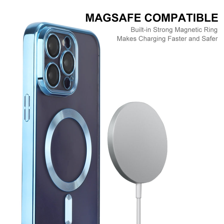 For iPhone 14 Pro Max ENKAY Electroplated MagSafe Shockproof TPU Phone Case with Lens Film, For iPhone 14 Pro Max