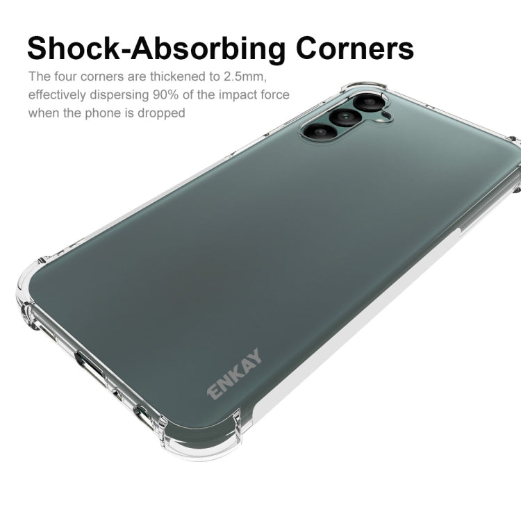 For Samsung Galaxy A24 4G ENKAY Hat-Prince Clear TPU Shockproof Phone Case, For Samsung Galaxy A24 4G