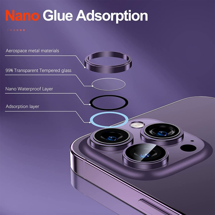 For iPhone 12 Pro Max ENKAY AR Anti-reflection Camera Lens Glass Full Film, For iPhone 12 Pro Max