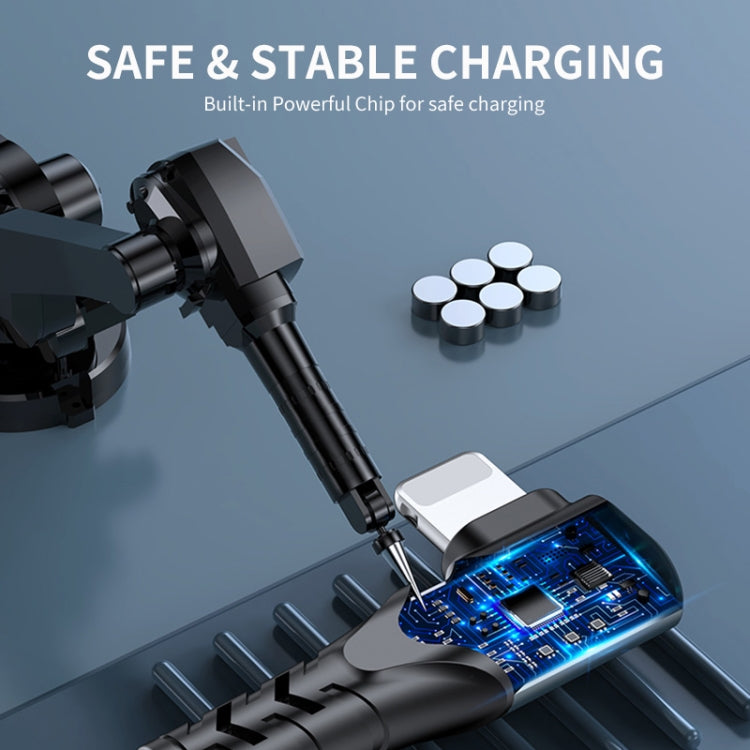 ENKAY Hat-Prince PD 20W Type-C to 8 Pin Dual Elbow Fast Charging Data Cable, 1m, 2m