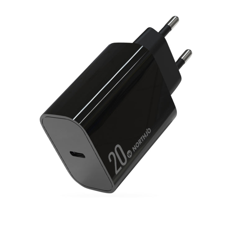 NORTHJO NOPD2001 PD 20W USB-C / Type-C Single Port Fast Charger, US Plug, EU Plug, UK Plug, AU Plug