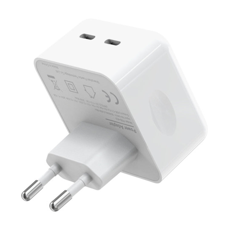 NORTHJO NOGAN3502 GaN PD PPS 35W Dual USB-C / Type-CWall Fast Charger, EU Plug, UK Plug