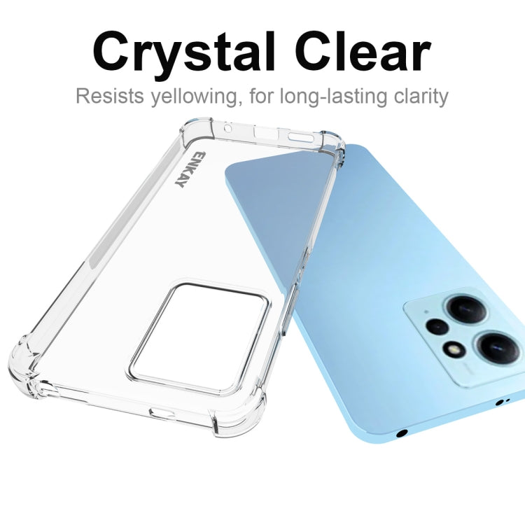 For Xiaomi Redmi Note 12 4G Global ENKAY Clear TPU Shockproof Anti-slip Phone Case, For Xiaomi Redmi Note 12 4G Global