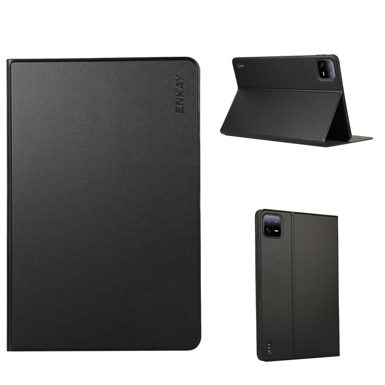 For Xiaomi Pad 6 / Pad 6 Pro ENKAY Leather Stand Smart Tablet Case, For Xiaomi Pad 6 / Pad 6 Pro