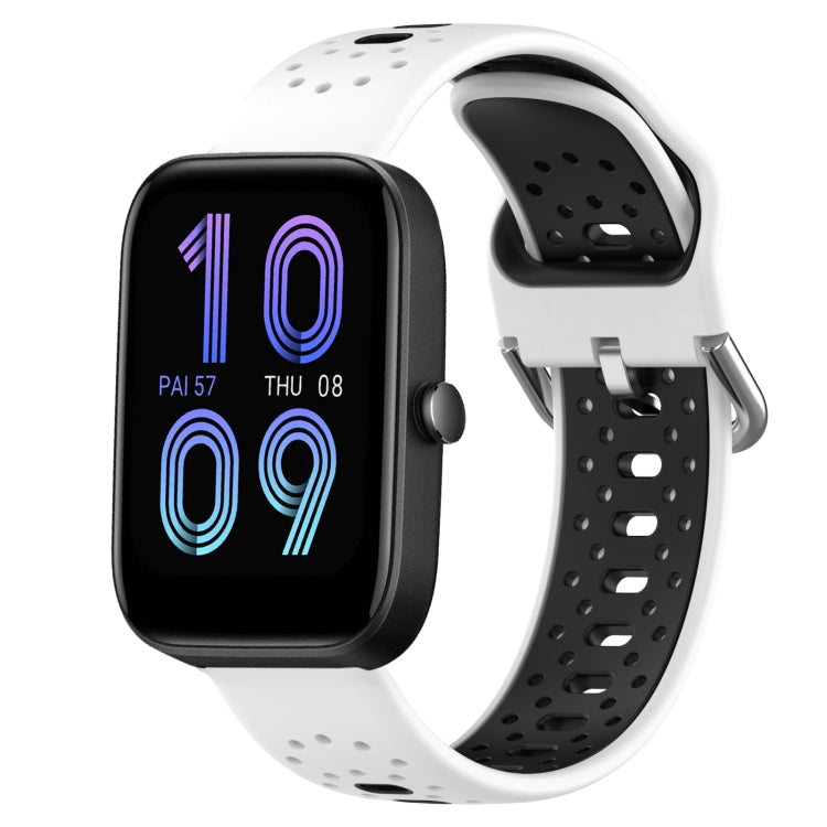 20mm Breathable Two-Color Silicone Watch Band, For Amazfit Bip3