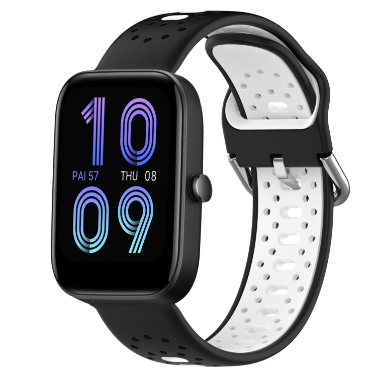 20mm Breathable Two-Color Silicone Watch Band, For Amazfit Bip3