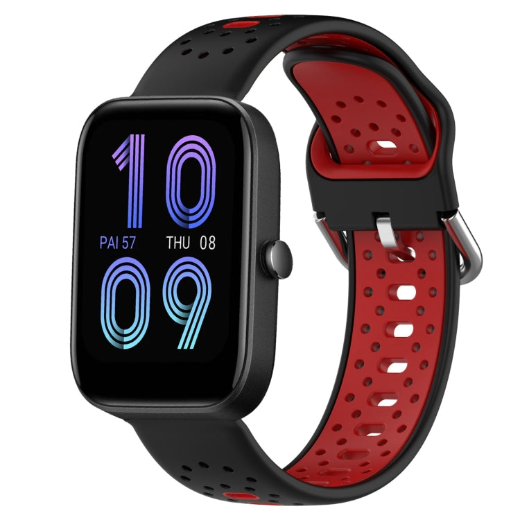 20mm Breathable Two-Color Silicone Watch Band, For Amazfit Bip3