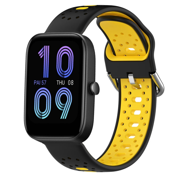 20mm Breathable Two-Color Silicone Watch Band, For Amazfit Bip3