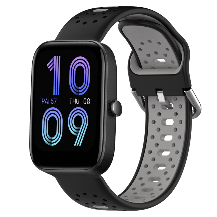 20mm Breathable Two-Color Silicone Watch Band, For Amazfit Bip3