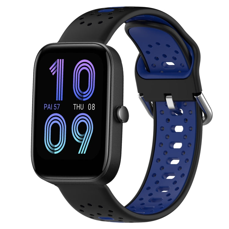 20mm Breathable Two-Color Silicone Watch Band, For Amazfit Bip3