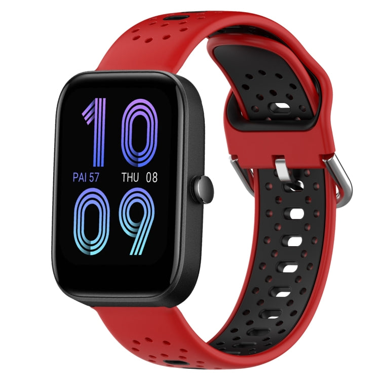 20mm Breathable Two-Color Silicone Watch Band, For Amazfit Bip3