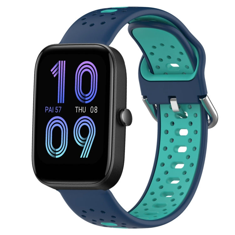 20mm Breathable Two-Color Silicone Watch Band, For Amazfit Bip3