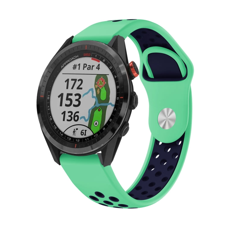 22mm Sports Breathable Silicone Watch Band, For Garmin EPIX Gen 2, For Garmin Approach S62