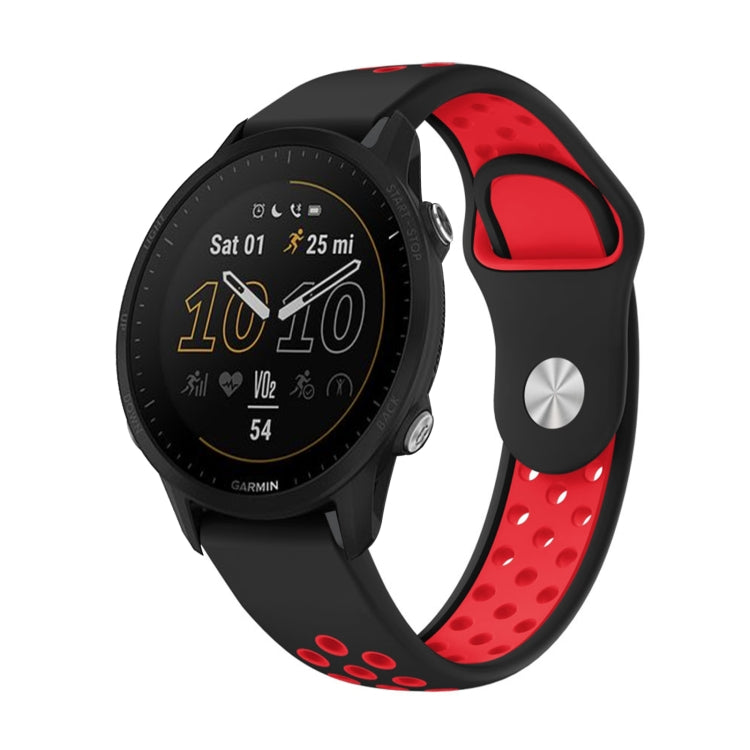 22mm Sports Breathable Silicone Watch Band, For Garmin Quatix 5 Sapphire, For Garmin Forerunner 955