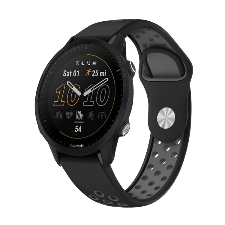 22mm Sports Breathable Silicone Watch Band, For Garmin Quatix 5 Sapphire, For Garmin Forerunner 955