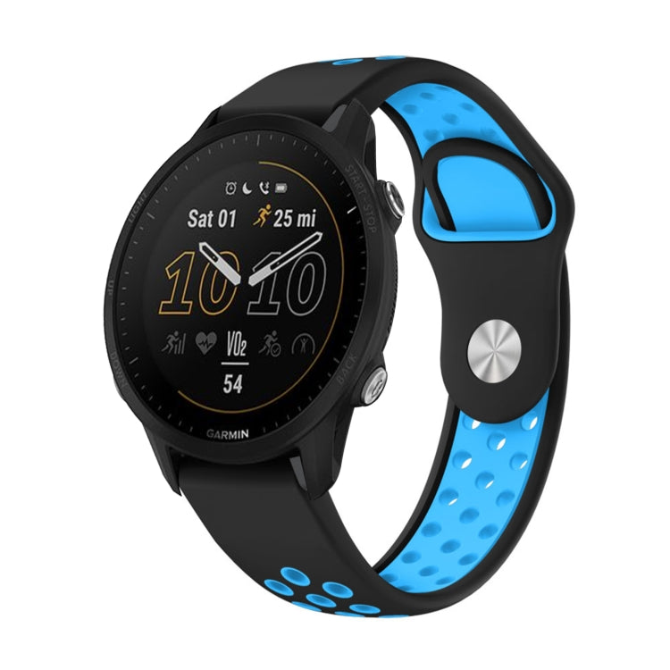 22mm Sports Breathable Silicone Watch Band, For Garmin Quatix 5 Sapphire, For Garmin Forerunner 955