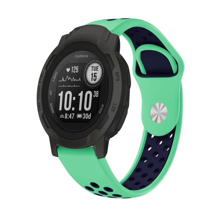 22mm Sports Breathable Silicone Watch Band, For Garmin Forerunner 965, For Garmin Instinct 2