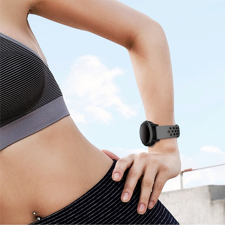 22mm Sports Breathable Silicone Watch Band, For Garmin Fenix 6 Sapphire GPS, For Garmin Fenix 5