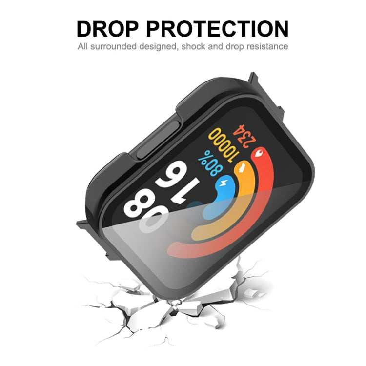 Coque de protection intégrale pour montre Redmi Watch 3 ENKAY Hat-Prince avec cadre en PC et film en verre trempé