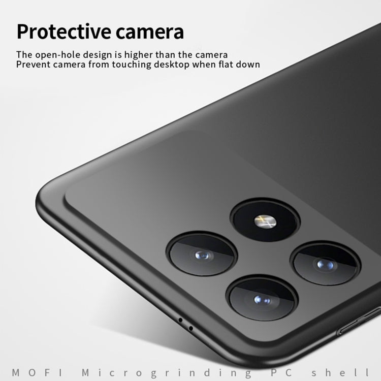 MOFI Micro-Frosted PC Ultra-thin Hard Phone Case, For Xiaomi Poco F6 Pro, For Xiaomi Poco F6 / Redmi Turbo 3, For Xiaomi Civi 4 Pro, For Xiaomi Redmi Note 13 Pro 4G, For Xiaomi Redmi Note 13 4G, For Xiaomi Redmi K70E / Poco X6 Pro, For Xiaomi 14 Ultra