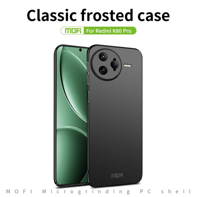 MOFI Micro-Frosted PC Ultra-thin Hard Phone Case, For Xiaomi Redmi K80 Pro, For Xiaomi Redmi K80, For Xiaomi Redmi Note 14 Pro 5G, For Xiaomi Redmi Note 14 Pro 4G, For Xiaomi Redmi Note 14 4G 163.25mm, For Xiaomi Redmi Note 14 5G, For Xiaomi 15 Pro����...