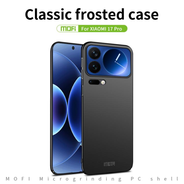 MOFI Micro-Frosted PC Ultra-thin Hard Phone Case, For Xiaomi 17 Pro, For Xiaomi 17, For Redmi A5 4G 171.7mm, For Xiaomi Redmi Turbo 4 Pro, For Xiaomi Redmi Turbo 4 / Poco X7 Pro, For Xiaomi Redmi K80 Pro, For Xiaomi Redmi K80
