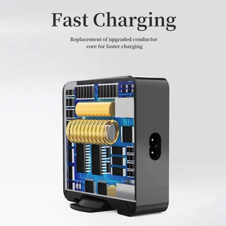 PD-75 Desktop PD Type-C USB QC 3.0 Fast Mobile Phone Charging Station Wireless Charger, PD-75