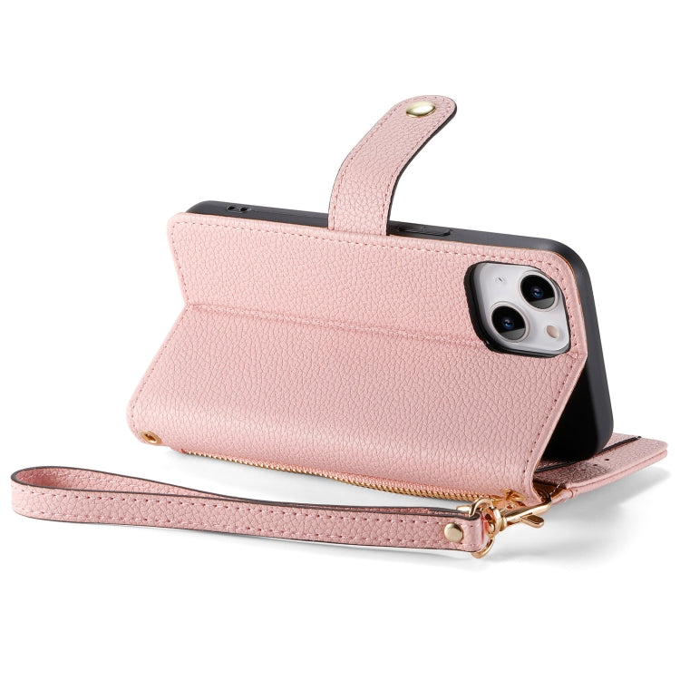 Love Zipper Lanyard Leather Phone Case, For iPhone 13, For iPhone 12 / 12 Pro, For iPhone 12 Pro Max, For iPhone 11 Pro Max
