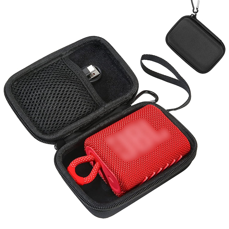For JBL GO3 Speaker Outdoor Travel EVA Hard Shell Protective Bag Portable Storage Box, Hand Strap